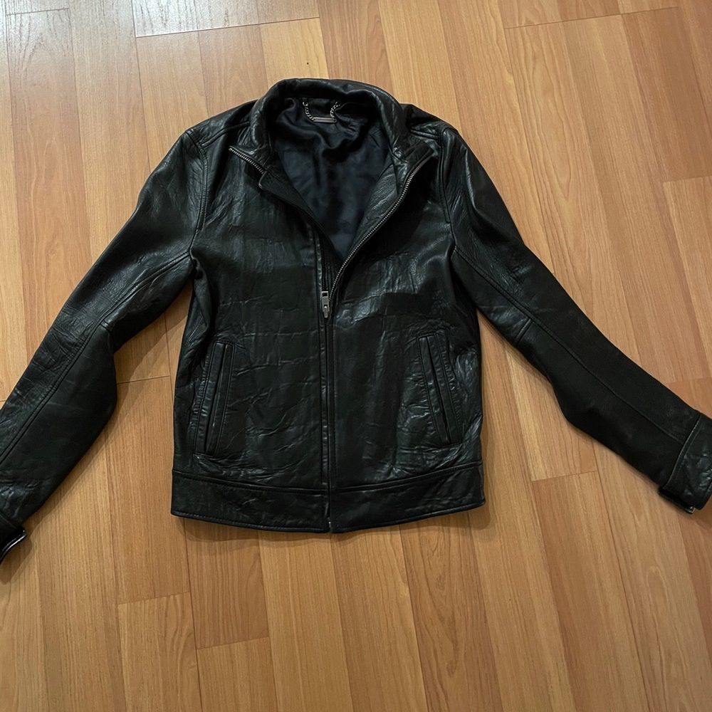 Club Monaco leather jacket